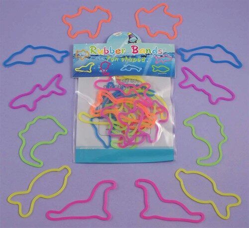 Assorted Sea Animal Shaped Rubber Bands