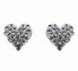 Diamante Clip-on Heart Earrings (60p per pair)