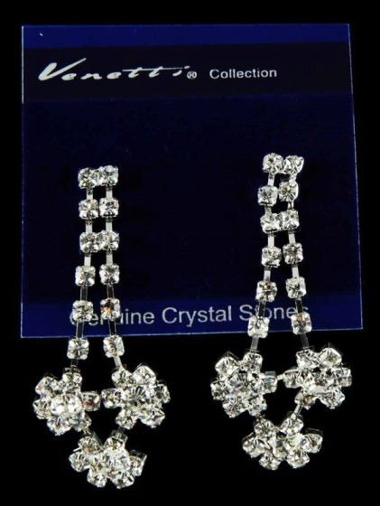 Venetti Diamante Pierced Drop Earrings (£1.20 per Pair)