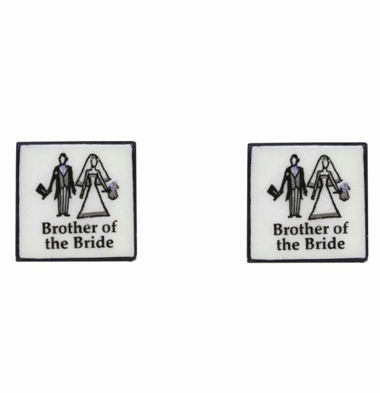 Sonia Spencer Bone China Brother Of The Bride Cufflinks (£2.50 Each)