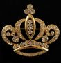 Venetti Diamante Crown Brooch 