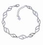 Silver Clear CZ Bracelet