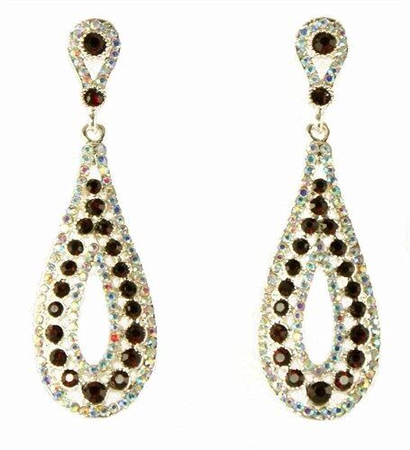 Diamante Drop Earrings (£2.20 Each)