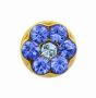 Studex Daisy Sapphire & Aqua Sensitive Stud Earrings