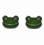 Silver Enamelled Frog Stud Earrings (£3.10 each)