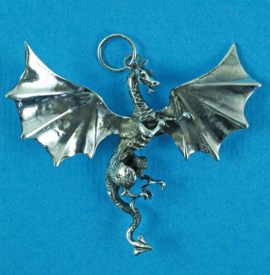 Silver Dragon Pendant