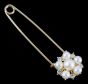 Venetti Diamante & Pearl Pin Brooch (90p Each)