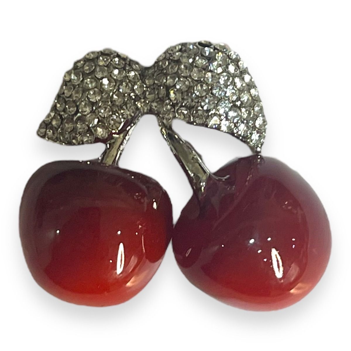 Cherry brooch on sale