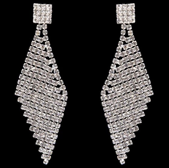 Diamante Earrings (£1.80 Per Pair)