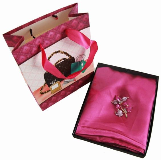 Boxed Scarf and Brooch Set Offer (£2.62 per Boxed Set)