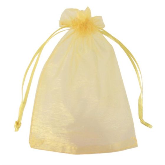 Large Gold Organza Bags