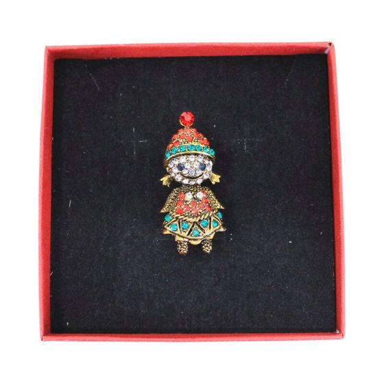 Boxed Christmas Brooch (£1.70 Each)
