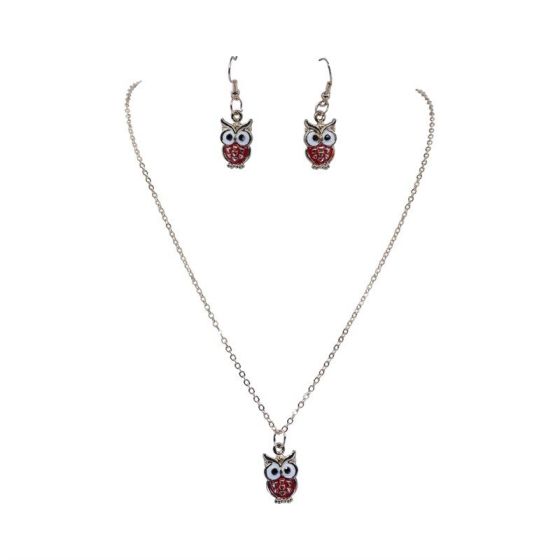 Owl Necklace and Earring Set (£1.20 Each)