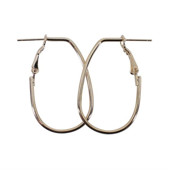 Oval Hoop Earrings (25p Per Pair)