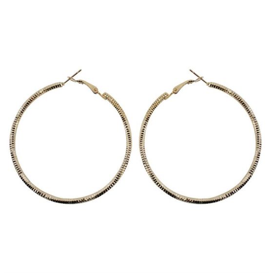 Patterned Hoop Earrings (70p Per Pair)