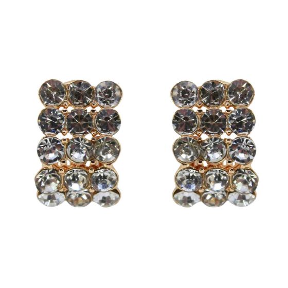 Diamante Clip-on Earrings (£1.20p Per Pair)