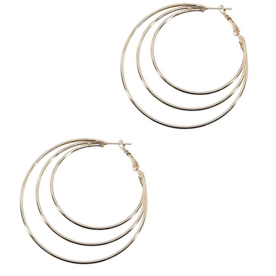 Pierced Hoop Earrings (35p per pair)