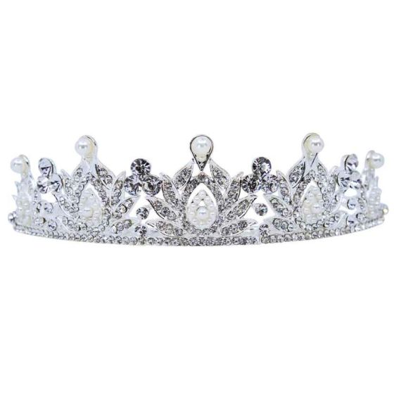 Diamante & Pearl Tiara (£7.95 Each)