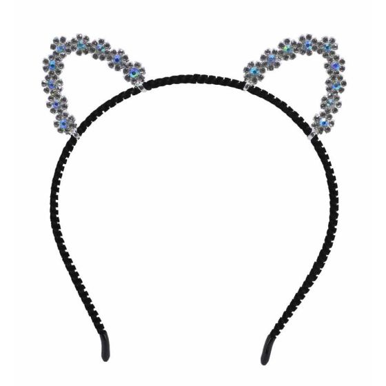 Diamante Floral Cat Ears (£1.20 Each)