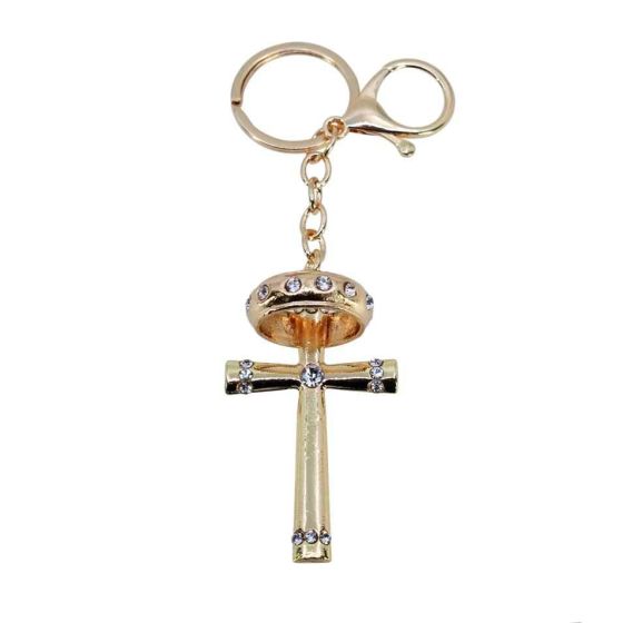 Diamante Cross Bag Charm (£1.50 Each)