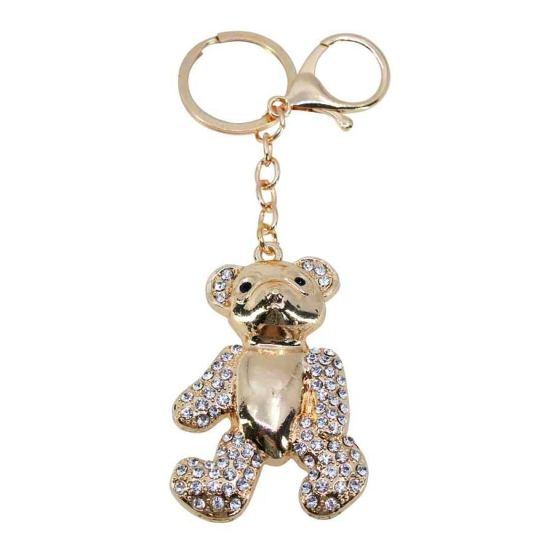 Diamante Teddy Bag Charm (£1.50 Each)