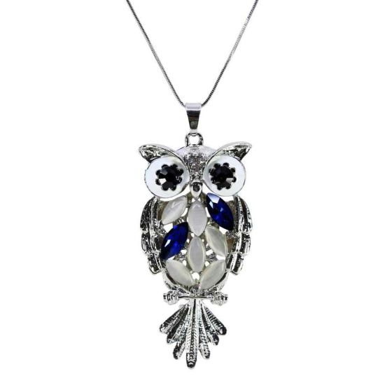 Diamante Owl Pendant (£2.20 Each)