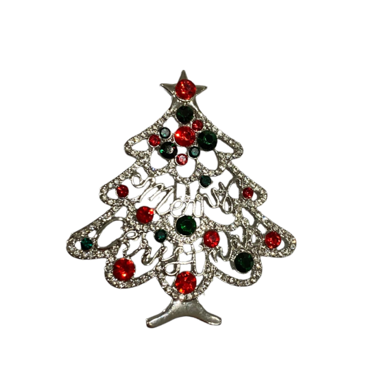 Christmas Tree Brooch (£1.80 Each)