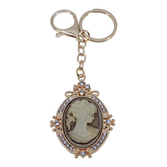 Diamante Cameo Bag Charm (£1.50 Each)