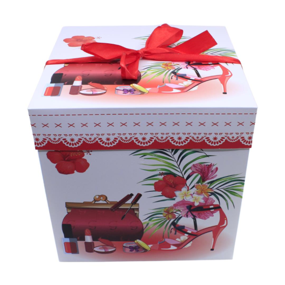 Girls Assorted Flat Pack Gift Box ( £ 0.95 Each )