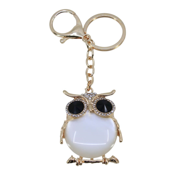 Diamante Owl Bag Charm (£1.50 Each)