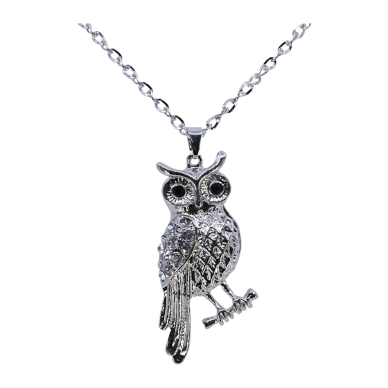 Diamante Owl Pendant (£1.20 Each)