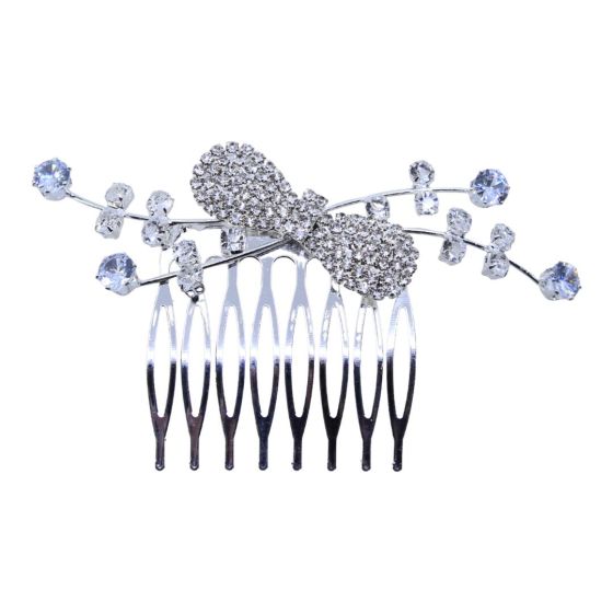 Diamante Bow Comb (£1.80 Each)