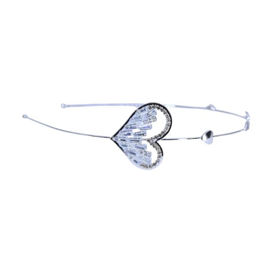 Heart Diamante Alice Band (£2.50 Each)