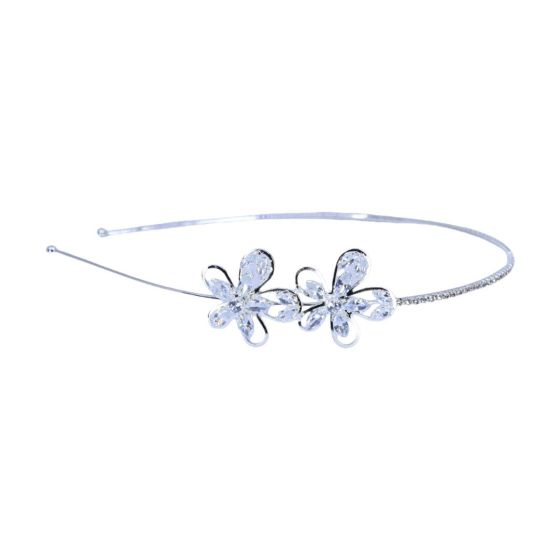 Flowers Diamante Alice Band (£2.50 Each)