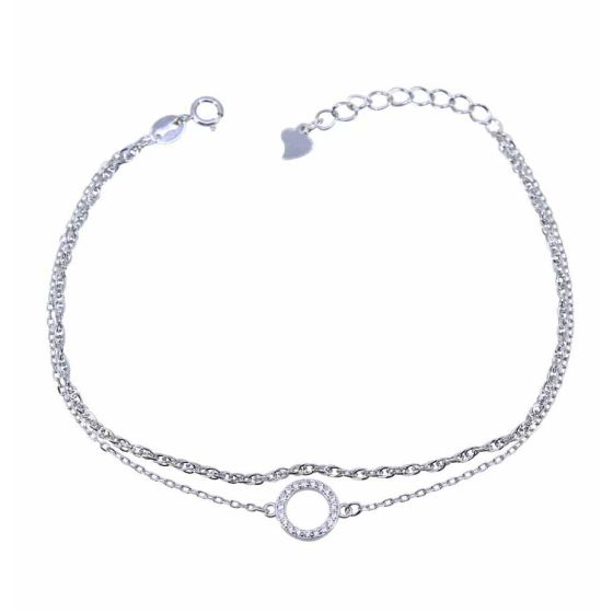 Silver Clear CZ Bracelet (£5.10 Each)