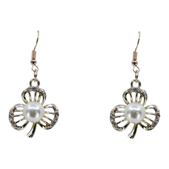 Venetti Diamante & Pearl Drop Earrings (£0.60 per pair)