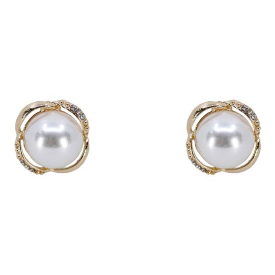 Diamante & Pearl Clip-on Earrings (£1 per pair)