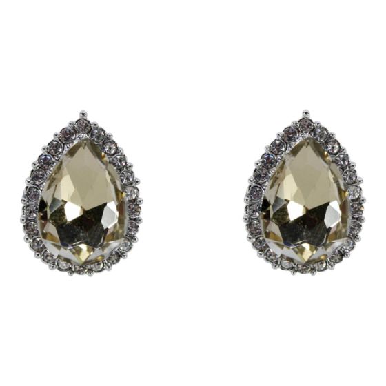 Diamante Clip-on Earrings (£1.20 per pair)