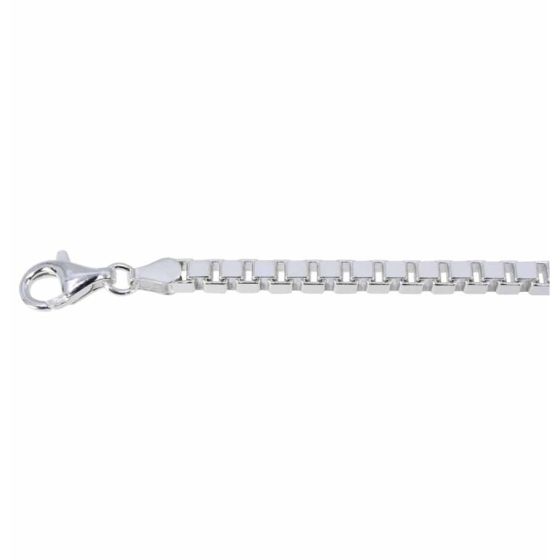 Silver 4mm Box Chain