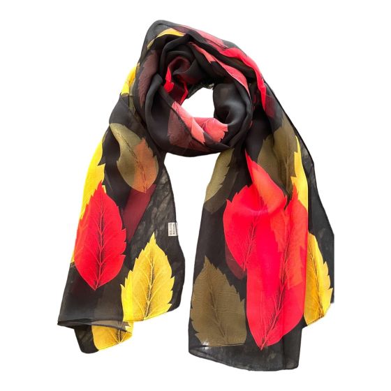 Ladies New silk Feel Chiffon scarf (£1.75 Each )