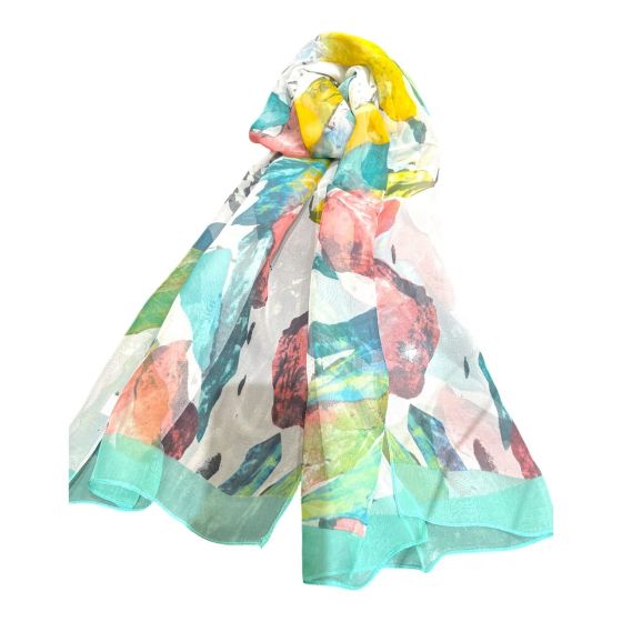 Ladies New silk Feel Chiffon scarf (£1.75 Each )