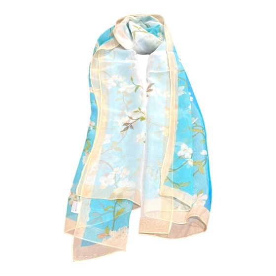 Ladies New silk Feel Chiffon scarf (£1.75 Each )