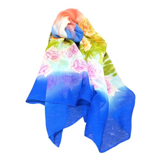 Ladies New silk Feel Chiffon scarf (£1.75 Each )