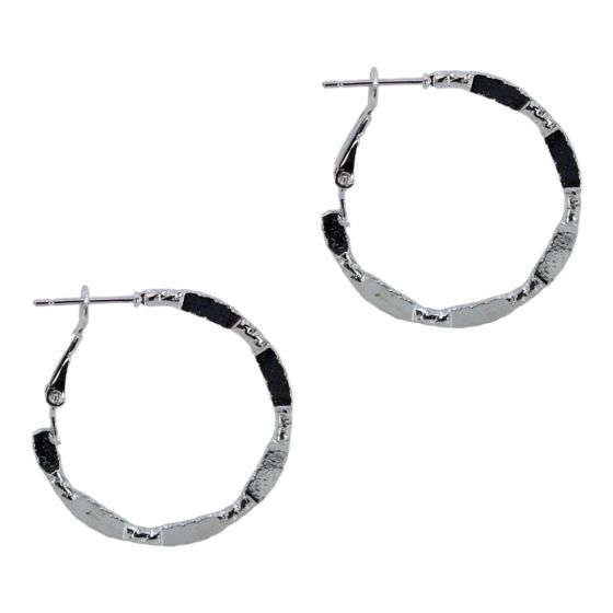 Diamond cut 3cm Hoop Earrings (£0.30p per pair)