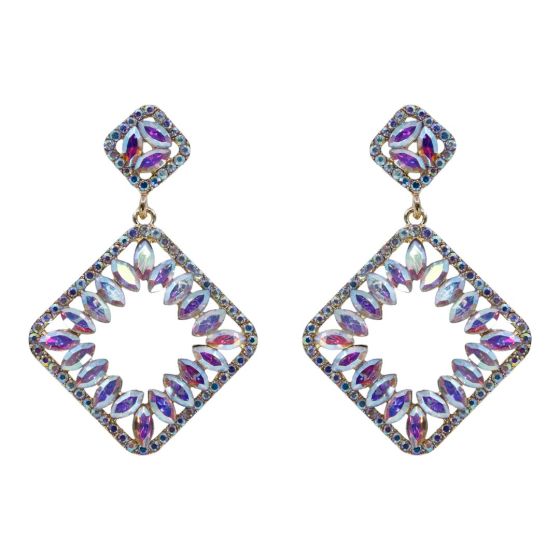 Diamante Drop Earrings (£2.20 Per pair)