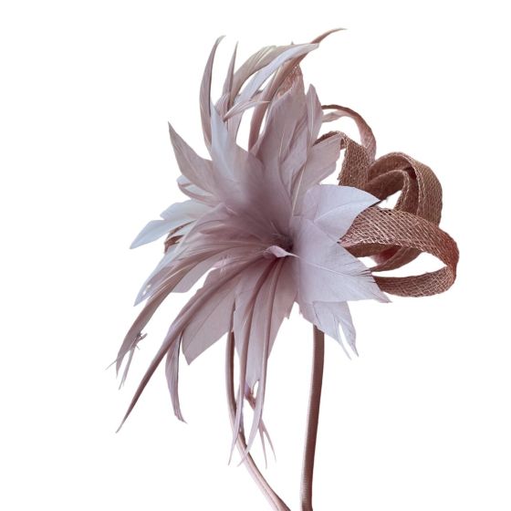 Ladies Summer Fascinator On Satin Covered Headband -(£4.80 Each )