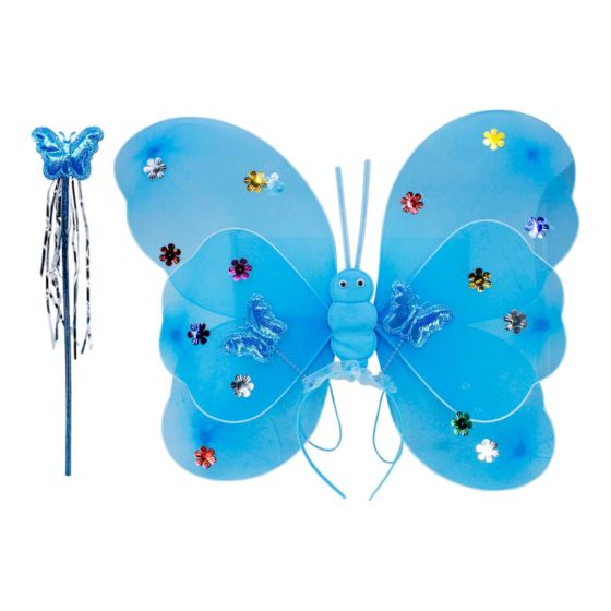 Butterfly Wings, Boppers and wand Set (£1.40 Each)