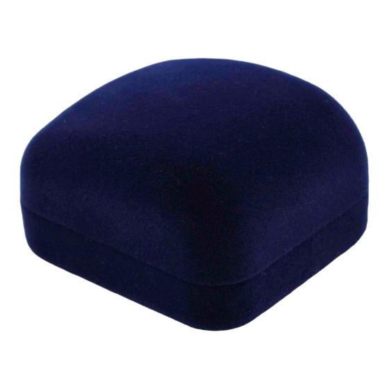 Navy Velvet Earring Box (£0.50p Each)