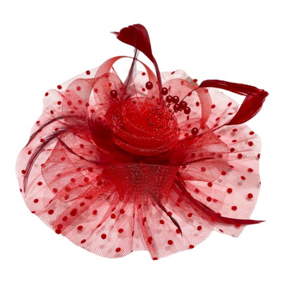 Ladies Summer Fascinator On Metal satin Covered headband  -(£3.50 Each )