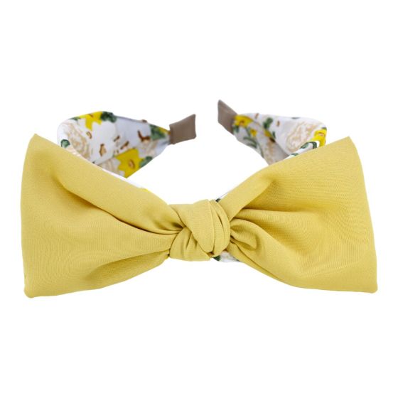 Wide Floral Bow Alice Band (£1.40 Each)